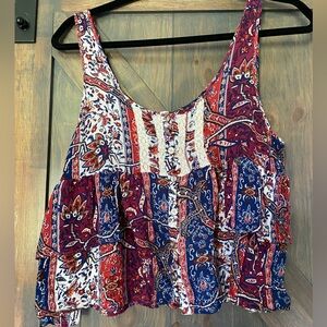 Floral Festival crop Top